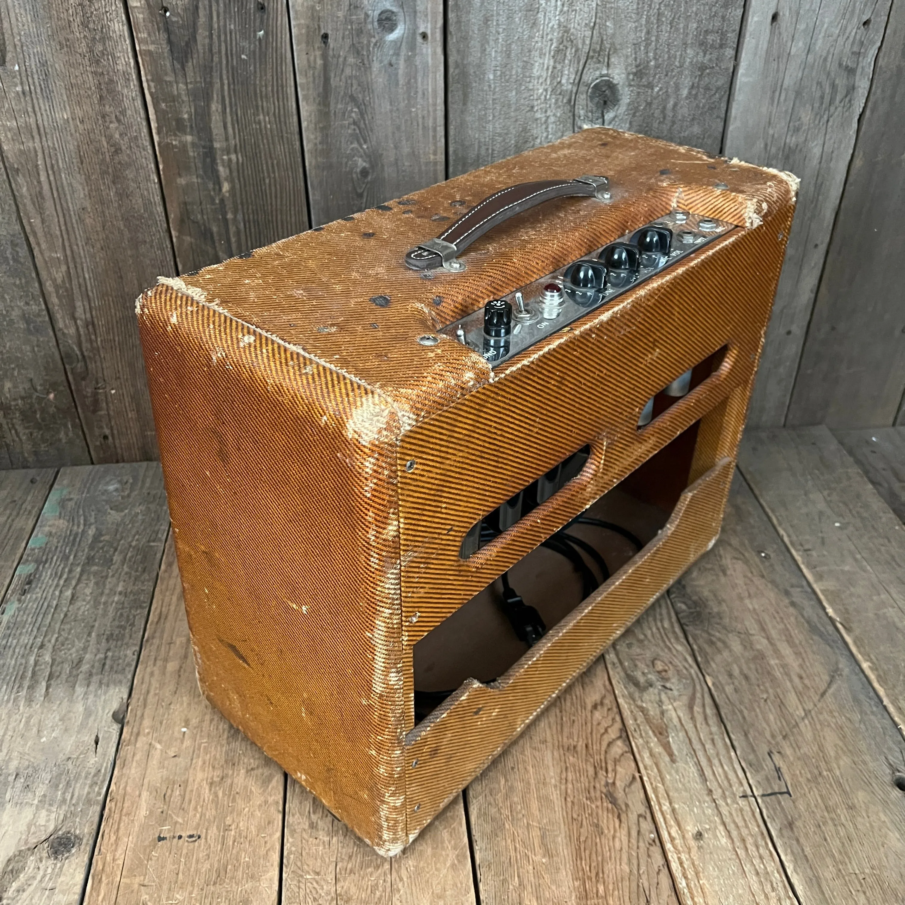 SOLD - Fender Deluxe Tweed 5E3 Small Box 1955
