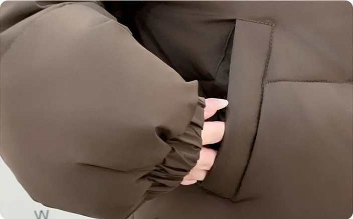 Stain-Resistant Quilted Puffer Jacket Ideal for Women's Fashion
