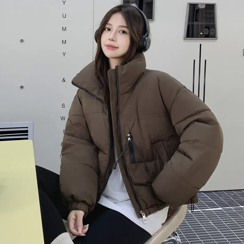 Stain-Resistant Quilted Puffer Jacket Ideal for Women's Fashion