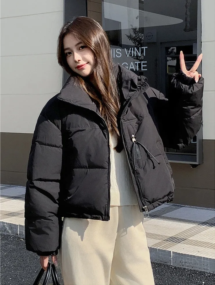 Stain-Resistant Quilted Puffer Jacket Ideal for Women's Fashion