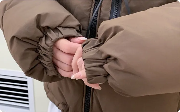 Stain-Resistant Quilted Puffer Jacket Ideal for Women's Fashion