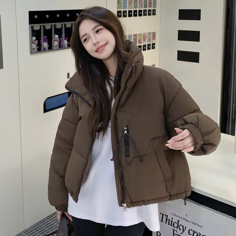 Stain-Resistant Quilted Puffer Jacket Ideal for Women's Fashion