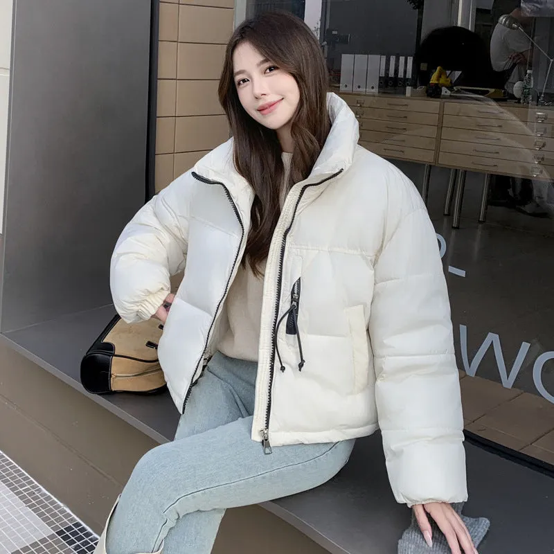 Stain-Resistant Quilted Puffer Jacket Ideal for Women's Fashion