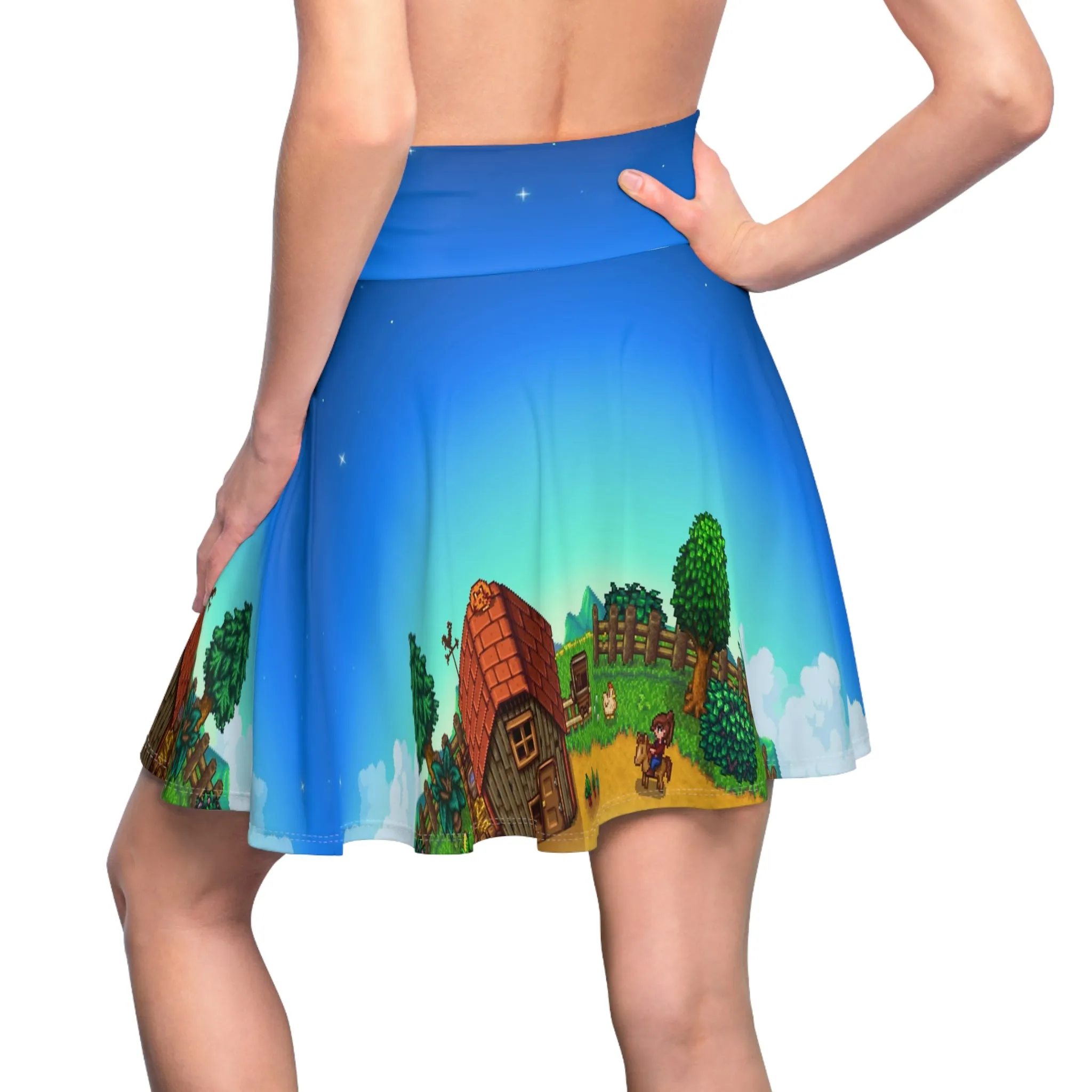 Stardew Valley Women's Skater Skirt