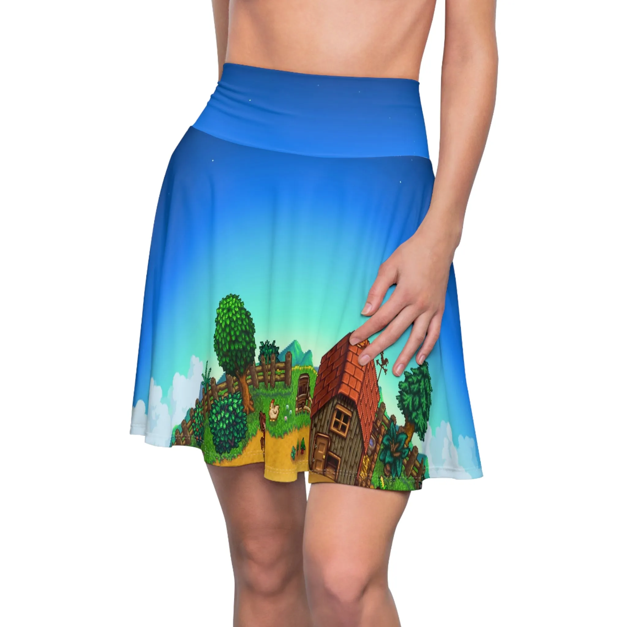 Stardew Valley Women's Skater Skirt