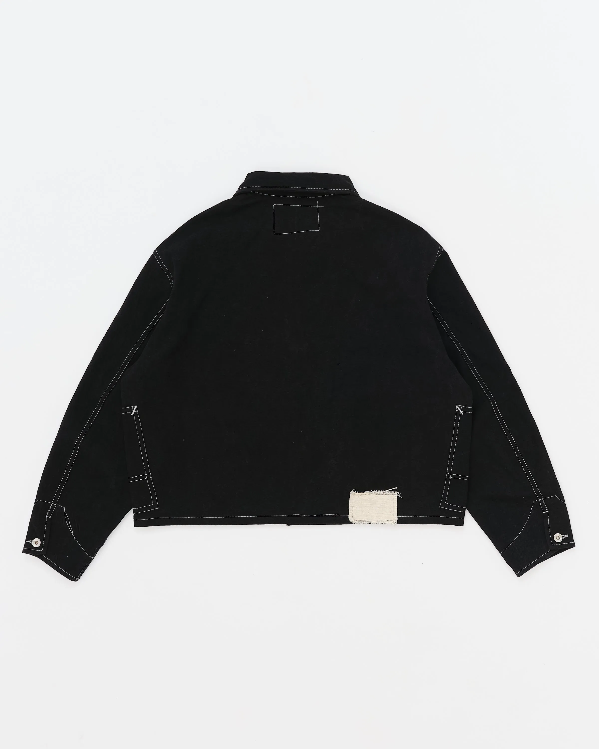 Station Jacket - Black Wonky-Wear