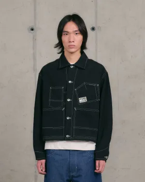 Station Jacket - Black Wonky-Wear