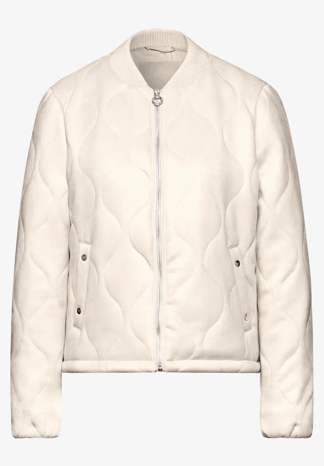Street One velour quilted jacket