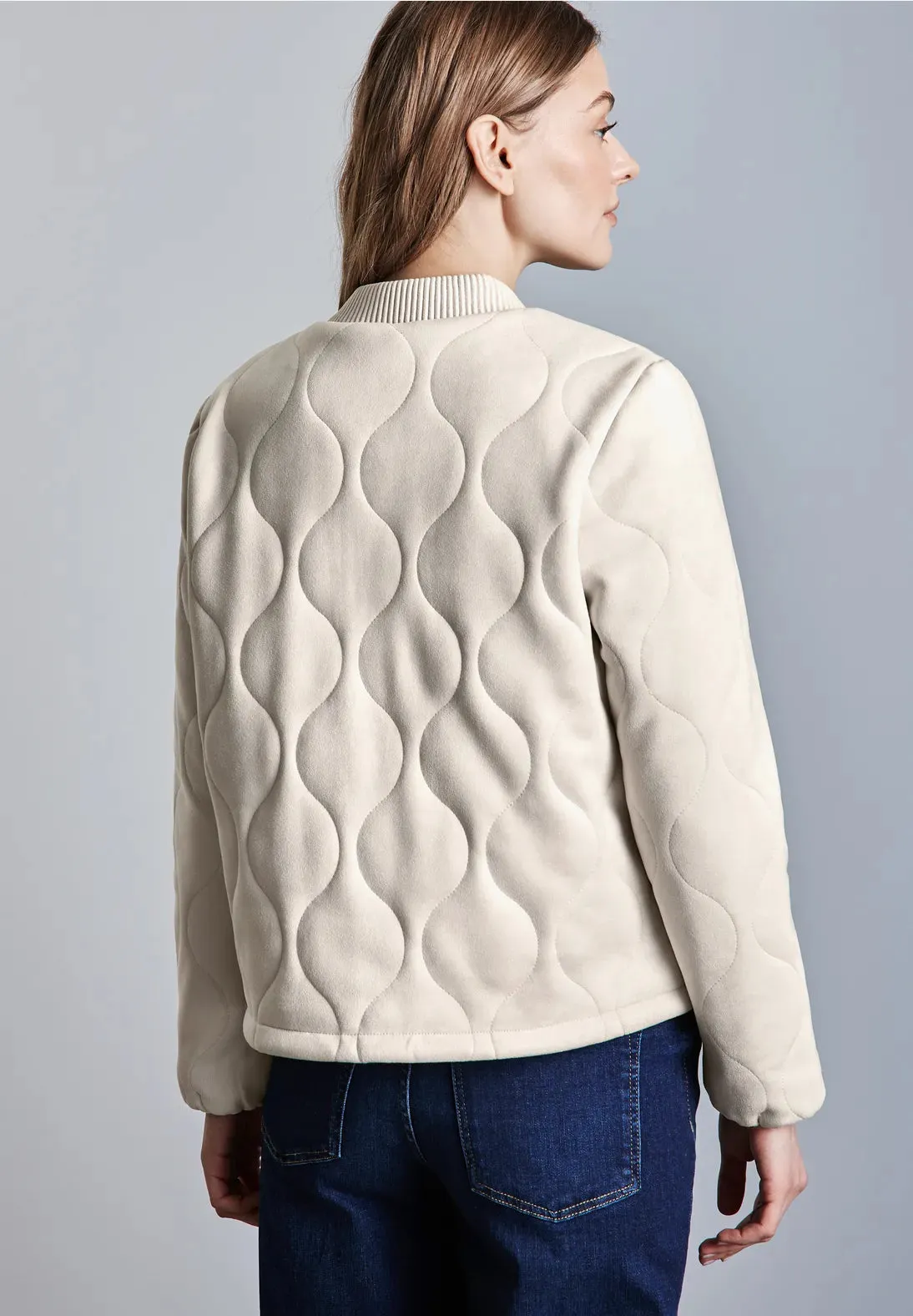 Street One velour quilted jacket