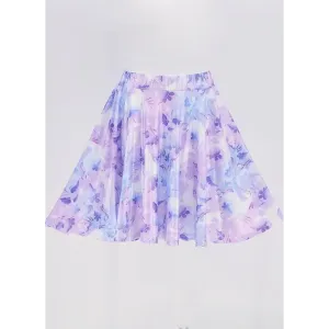 Stretchy Unicorn Elastic Waist Skater Skirt for Y2K Style