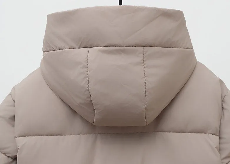 Stylish Quilted Knee-Length Puffer Jacket for Women