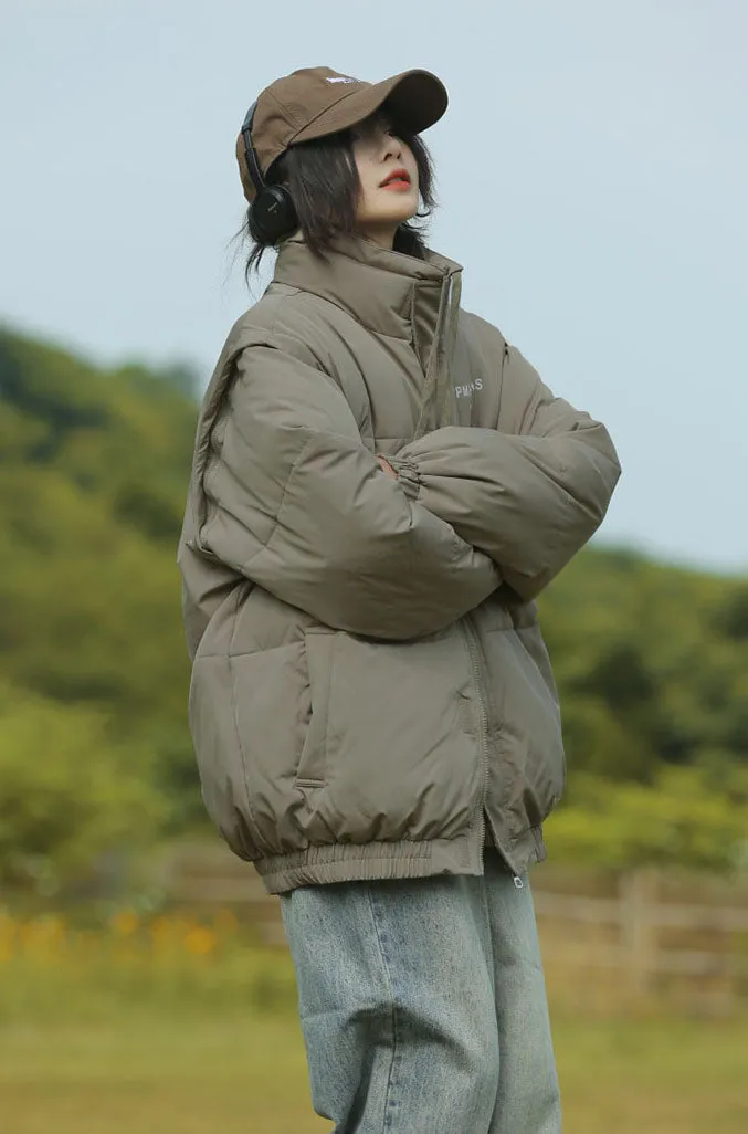 Stylish Windproof Puffer Vest with Zip Up Feature