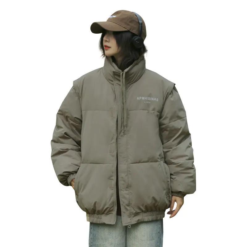 Stylish Windproof Puffer Vest with Zip Up Feature