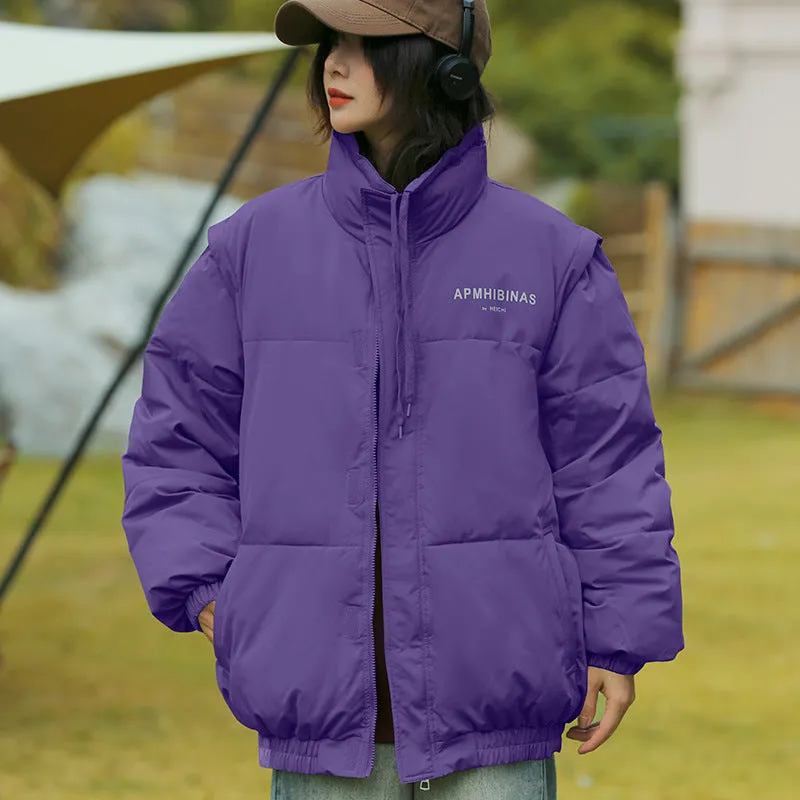 Stylish Windproof Puffer Vest with Zip Up Feature