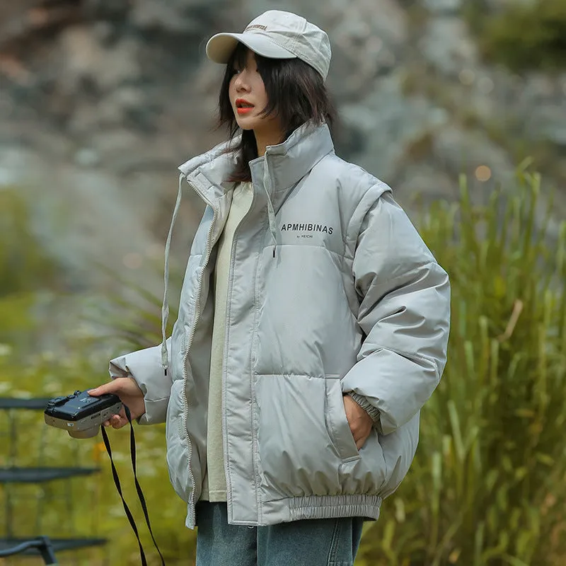 Stylish Windproof Puffer Vest with Zip Up Feature