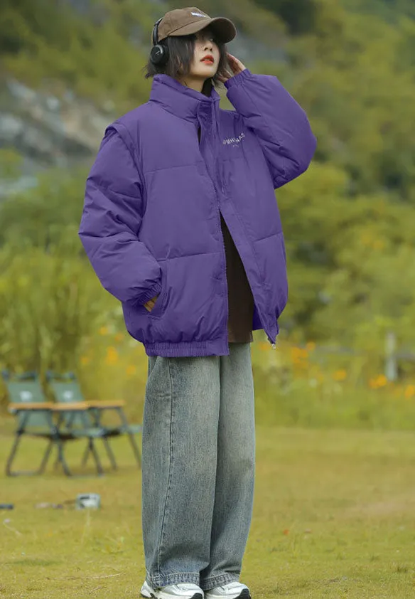 Stylish Windproof Puffer Vest with Zip Up Feature