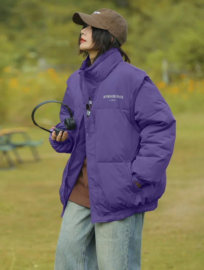 Stylish Windproof Puffer Vest with Zip Up Feature
