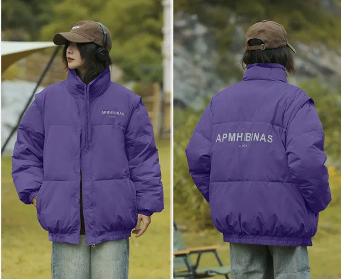 Stylish Windproof Puffer Vest with Zip Up Feature