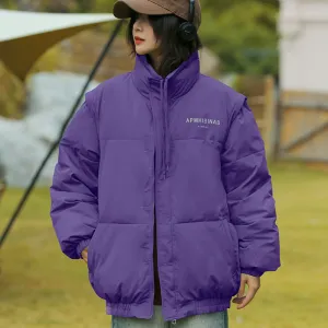Stylish Windproof Puffer Vest with Zip Up Feature