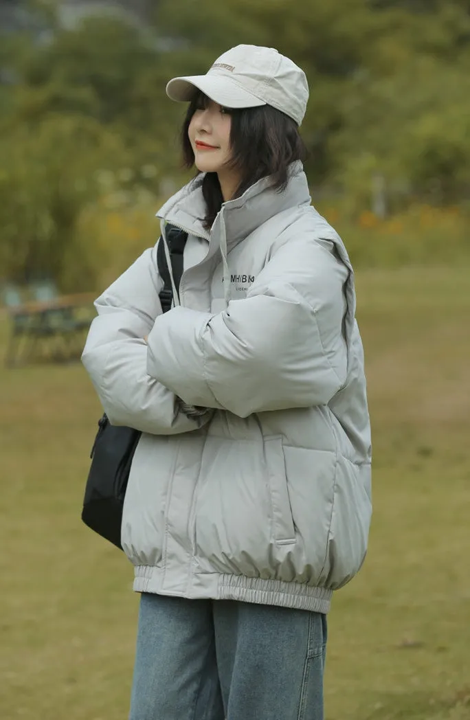 Stylish Windproof Puffer Vest with Zip Up Feature