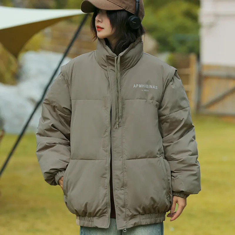 Stylish Windproof Puffer Vest with Zip Up Feature