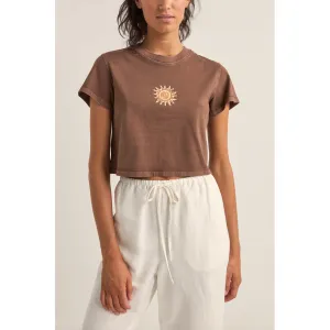 Sunshine Crop Crew Tee