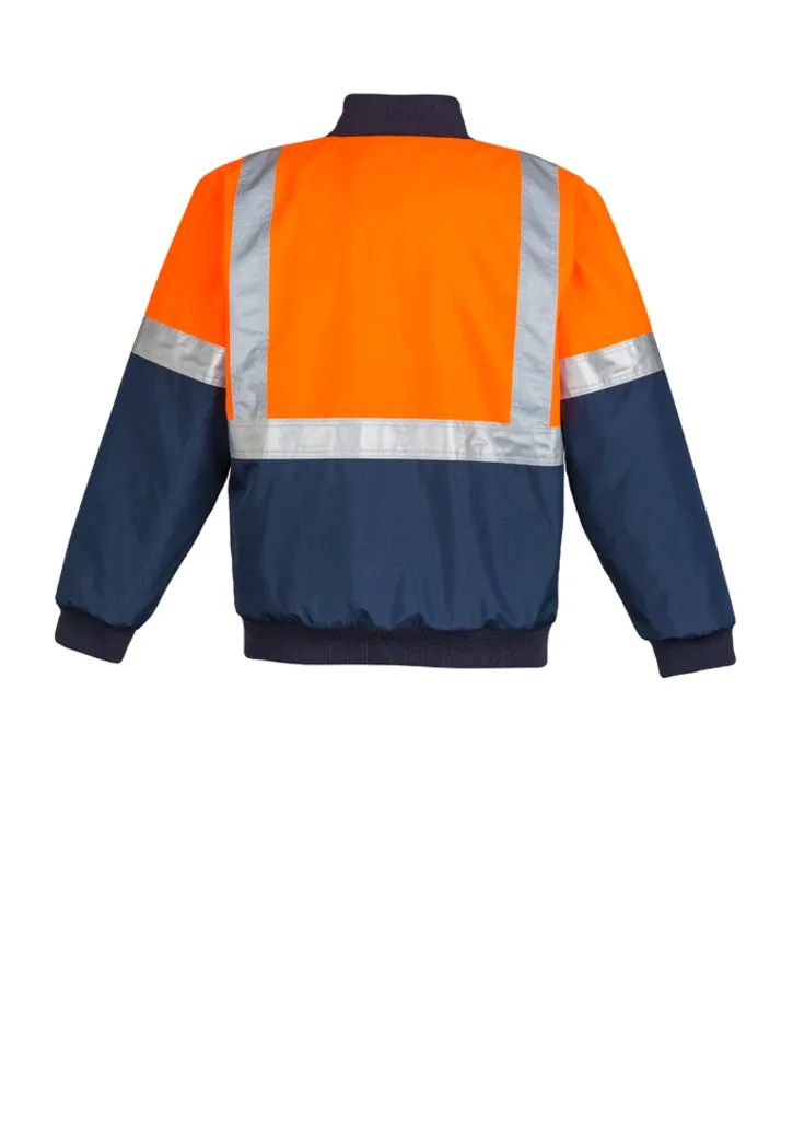 Syzmik Mens Hi Vis Quilted Flying Jacket