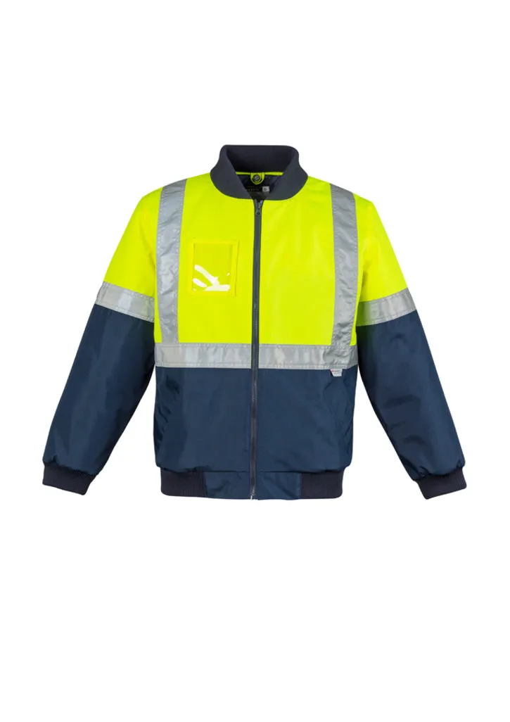Syzmik Mens Hi Vis Quilted Flying Jacket