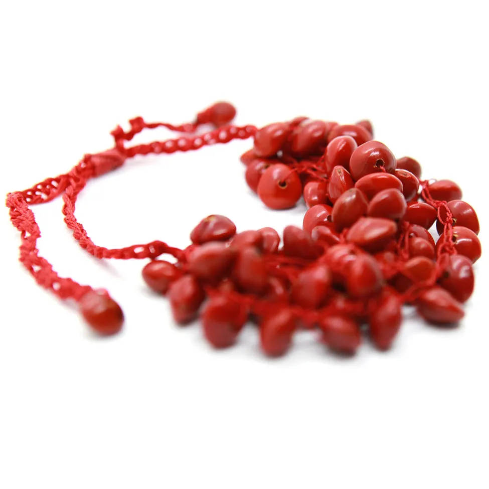 Terra: Annatto Red Seed Bracelet