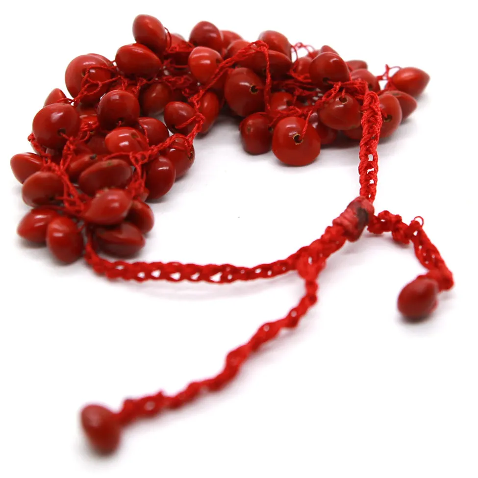 Terra: Annatto Red Seed Bracelet