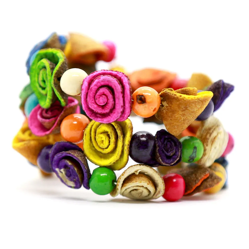 Terra: Orange Dried Peel Garden Bracelet