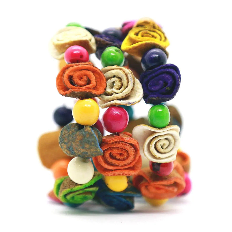 Terra: Orange Dried Peel Garden Bracelet
