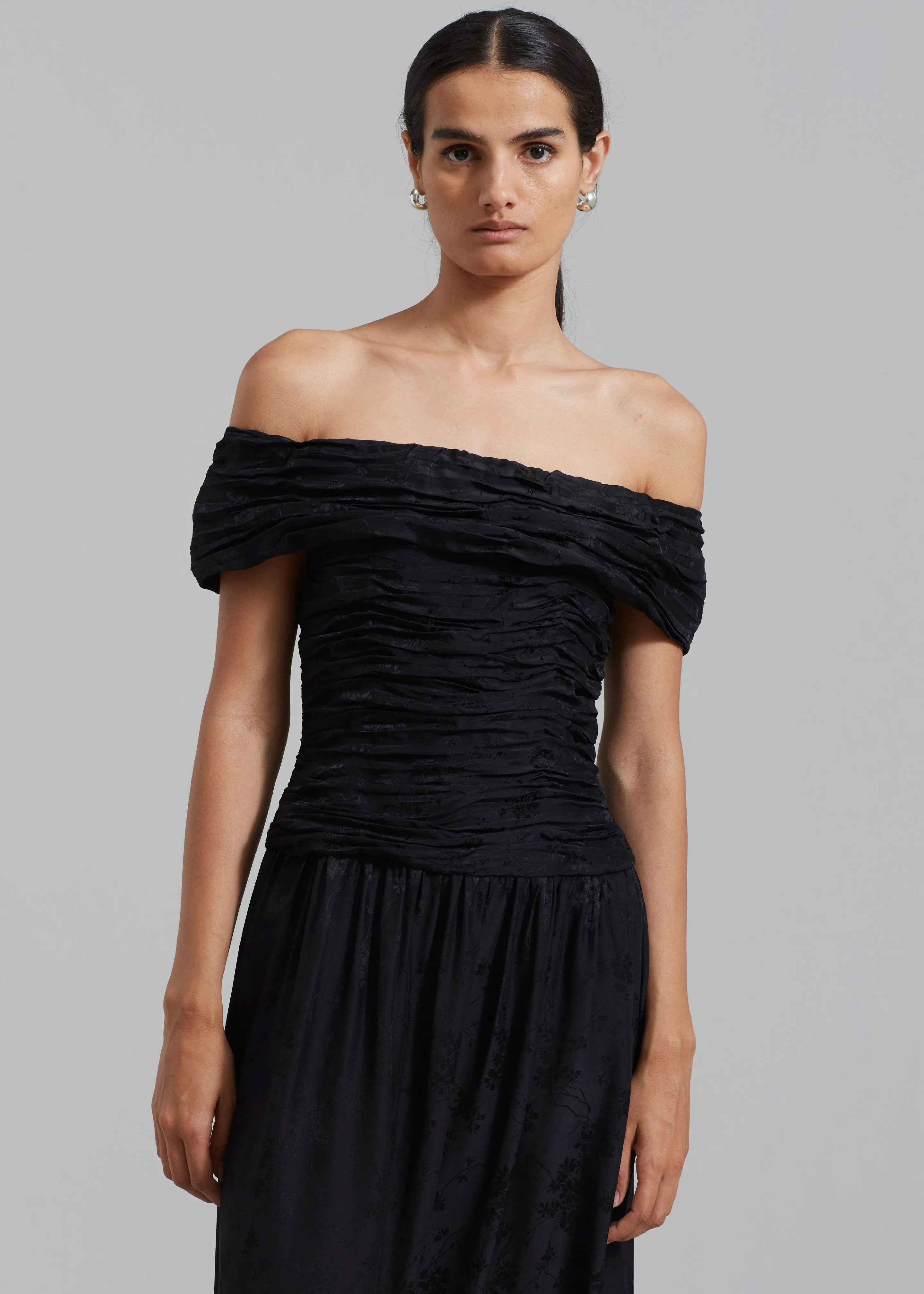 The Garment Toulouse Off-Shoulder Dress - Black
