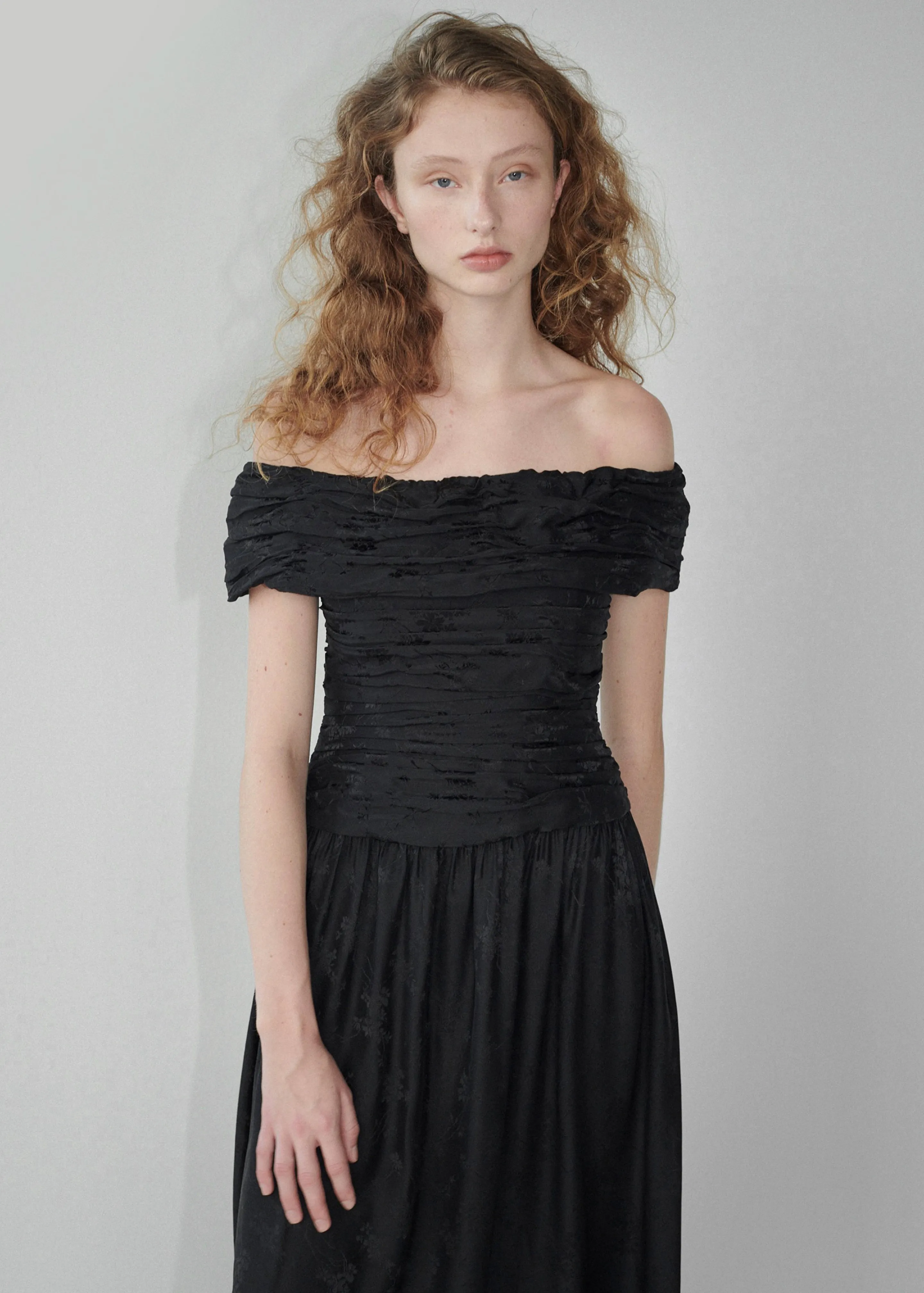 The Garment Toulouse Off-Shoulder Dress - Black