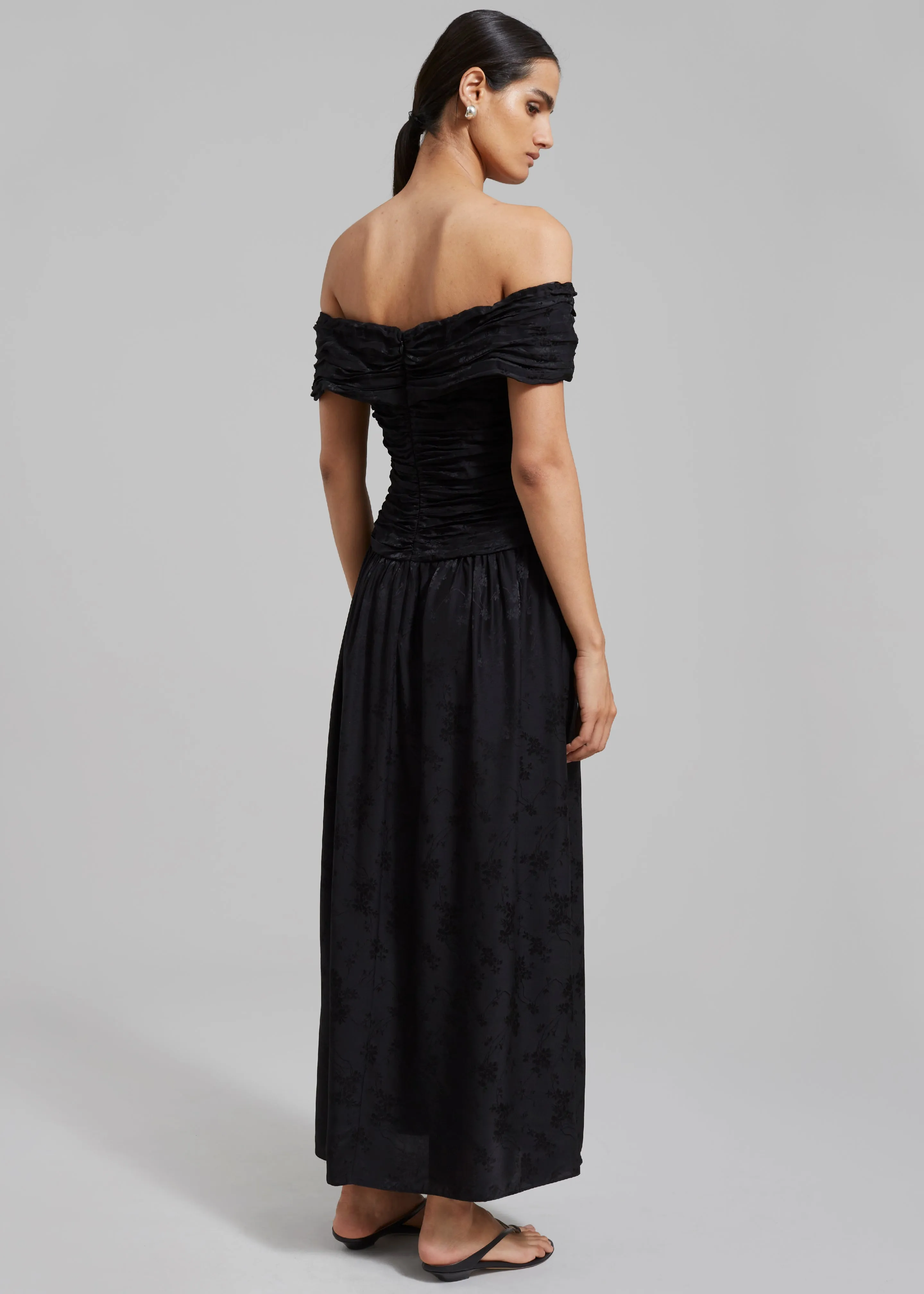 The Garment Toulouse Off-Shoulder Dress - Black
