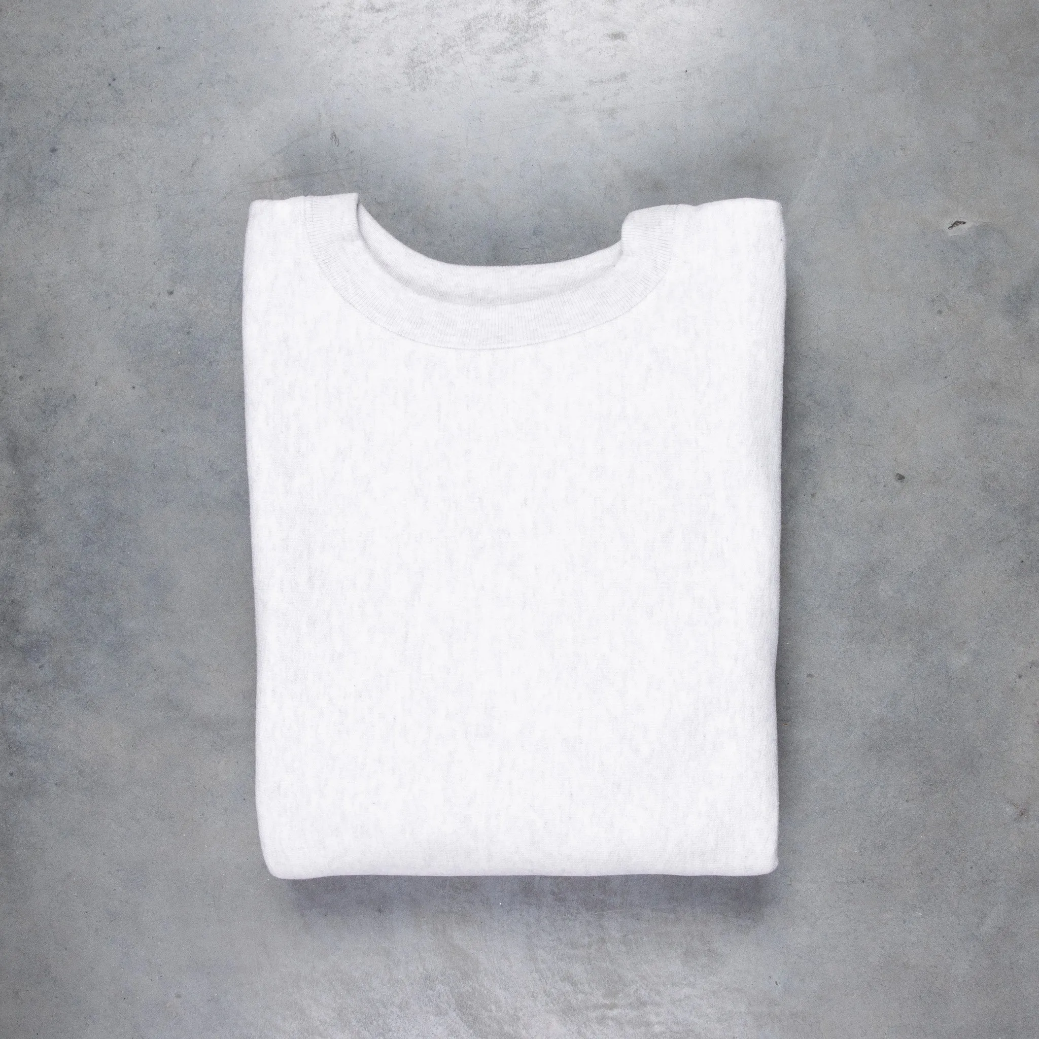 The Real McCoy's Heavyweight Crew Neck Silver