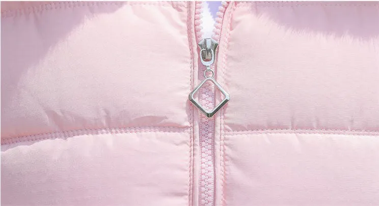 Thickened and Padded Hooded Puffer Jacket for Women