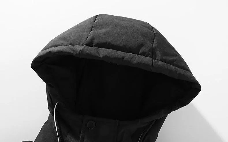 Thickened and Water-resistant Puffer Jacket for Stylish Men's Wear