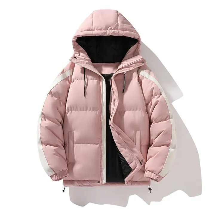 Thickened and Water-resistant Puffer Jacket for Stylish Men's Wear