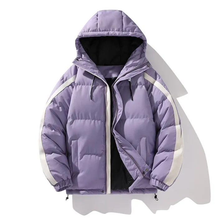Thickened and Water-resistant Puffer Jacket for Stylish Men's Wear