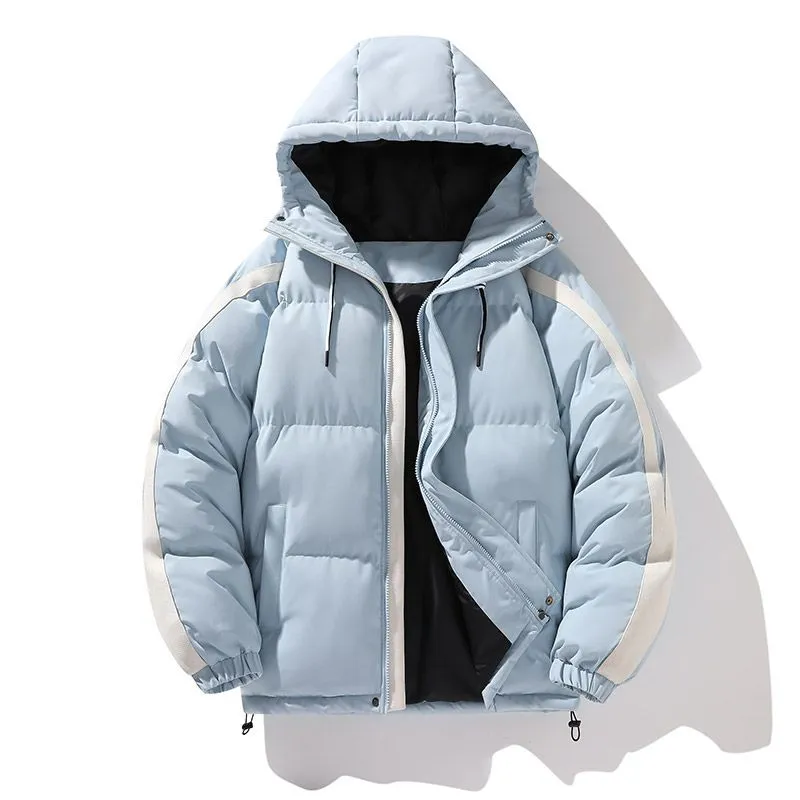 Thickened and Water-resistant Puffer Jacket for Stylish Men's Wear