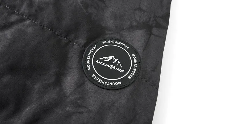 Thickened and Windproof Patchwork Down Jacket