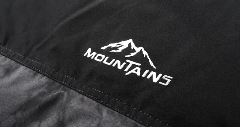 Thickened and Windproof Patchwork Down Jacket