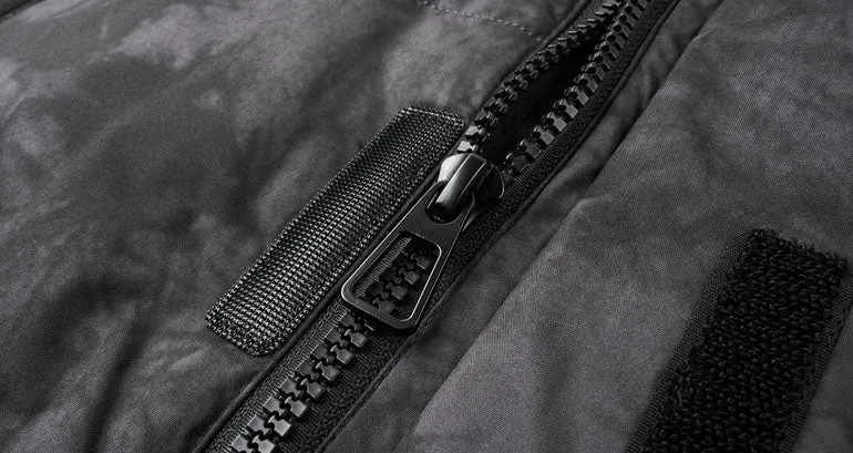 Thickened and Windproof Patchwork Down Jacket