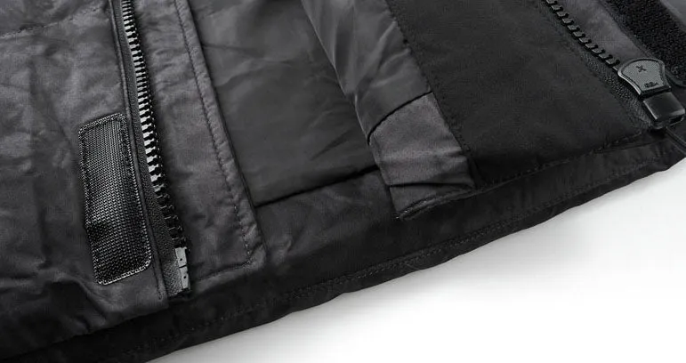 Thickened and Windproof Patchwork Down Jacket