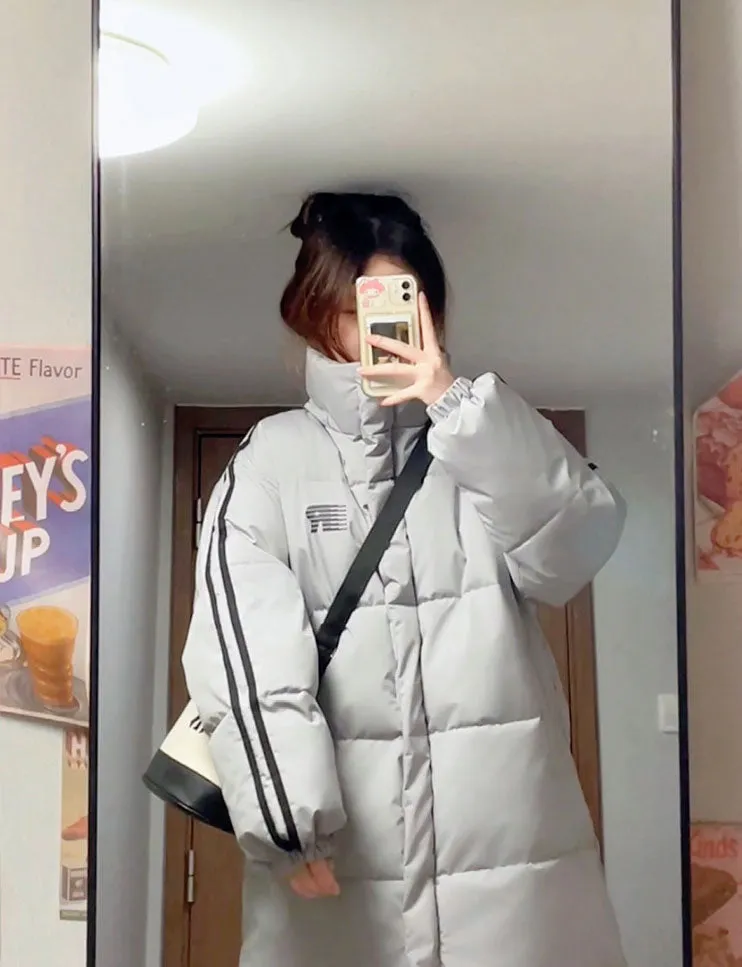 Thickened Full Zip Padded Raincoat for Women - Perfect for Winter