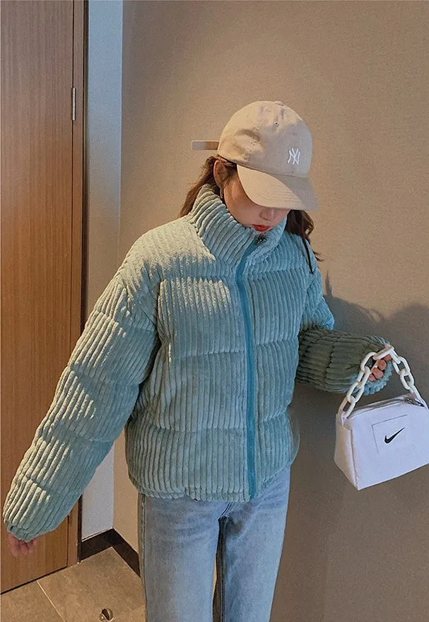 Thickened Hooded Padded Puffer Jacket for Women