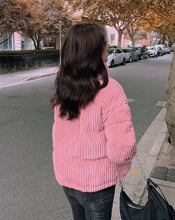 Thickened Hooded Padded Puffer Jacket for Women