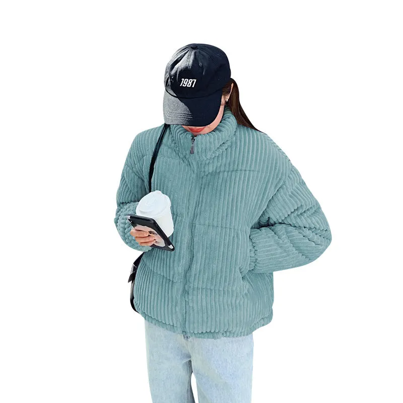 Thickened Hooded Padded Puffer Jacket for Women