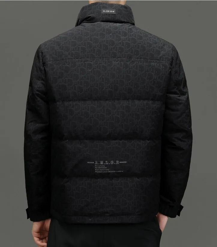 Thickened Padded Puffer Jacket for Business and Casual Wear